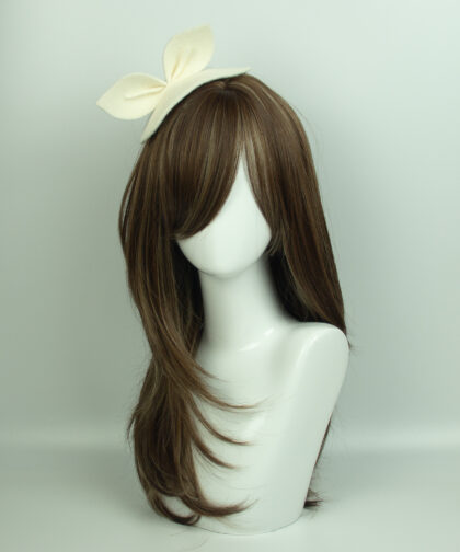 Cream Bow Fascinator