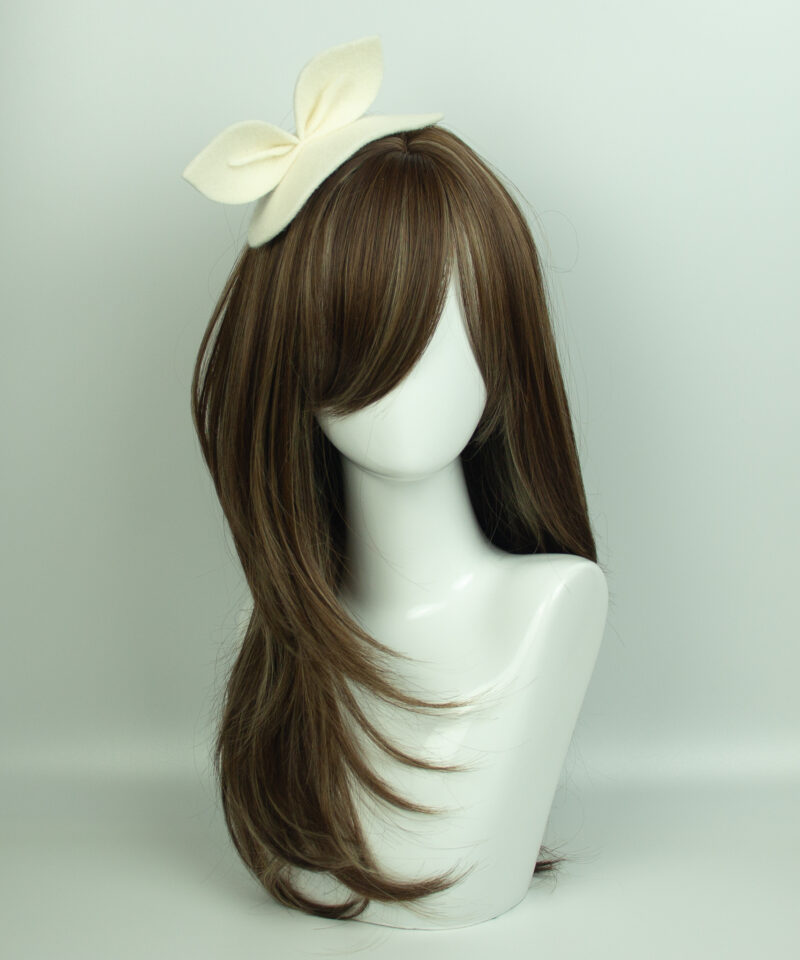 Cream Bow Fascinator - Image 2