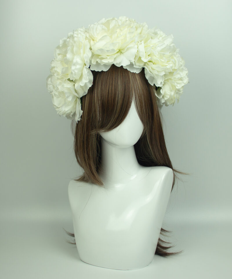 Ivory Flower Crown - Image 2