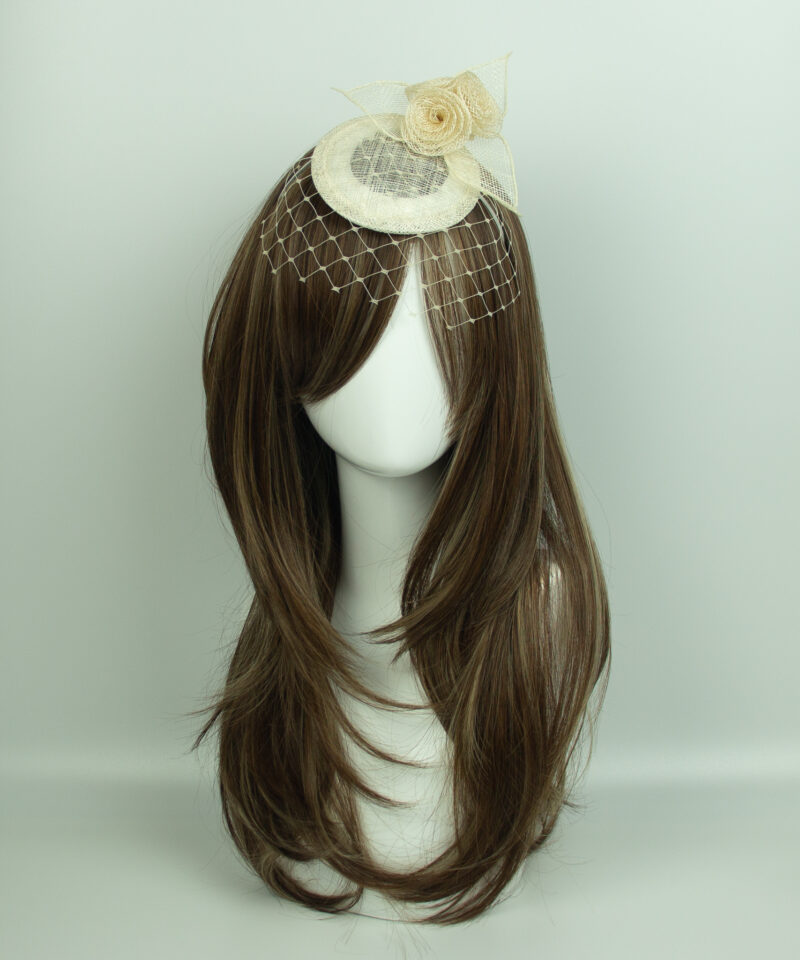 Cream Flower Fascinator
