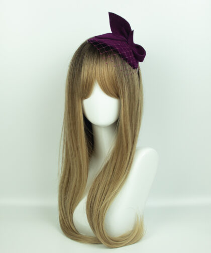 Royal Purple Fascinator
