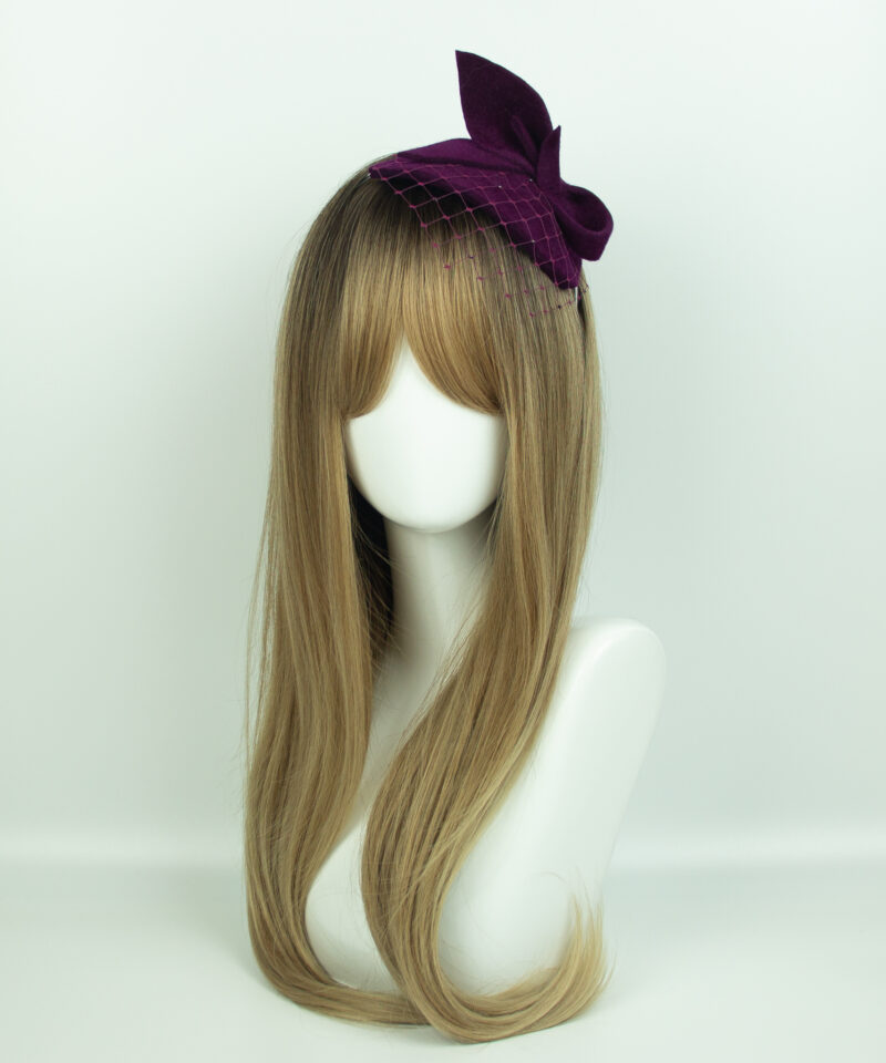 Royal Purple Fascinator