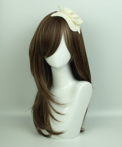 Cream Swirl Fascinator
